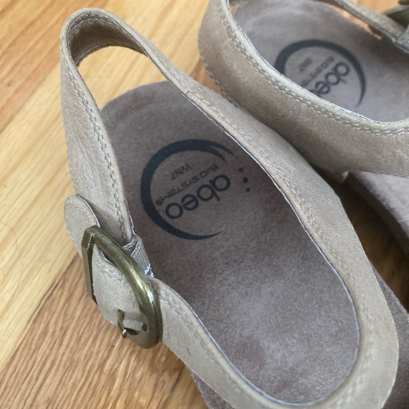 Abeo floral Cut Leather Heel Sandal - Picture 3 of 4